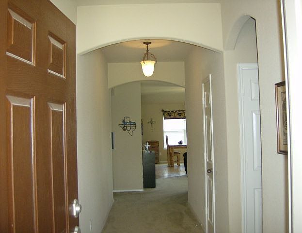 Beautiful tiled arched entry