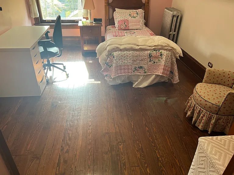 Dusty Rose Bedroom at NorthWest Corner of 3rd floor