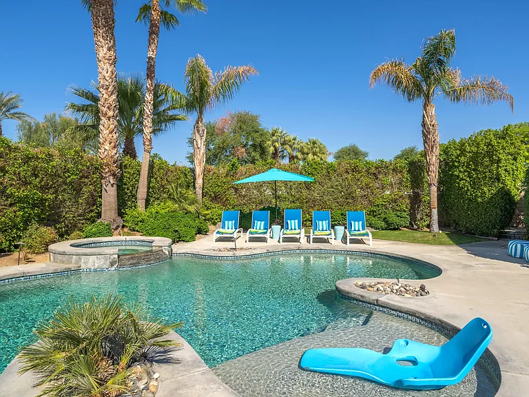 Mature landscaping for privacy