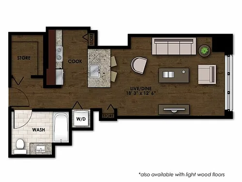Floor plan E100