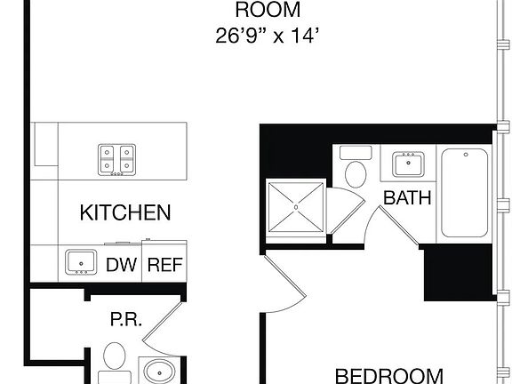 2nd image of 157 W 57th St APT 37A