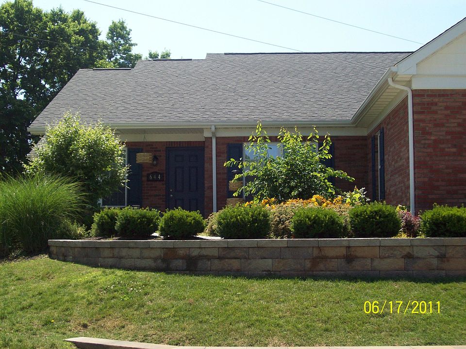 front of apartment