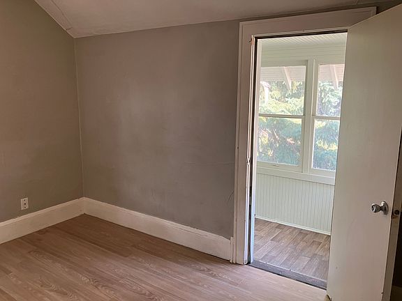 Large bedroom with attached porch
