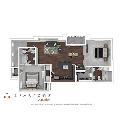 Floor plan Villa B3
