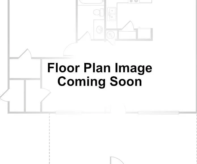 1 Bed 1 Bath Floorplan Diagram