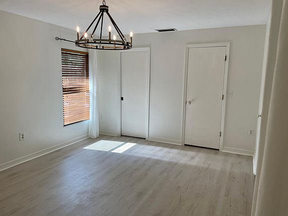 Beautiful NEW LVT flooring and light fixture