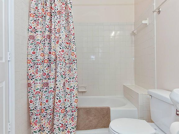 Great water pressure! Bathroom has two entrances - one from the bedroom-closet, the other from the main hallway to accommodate access when having guests!