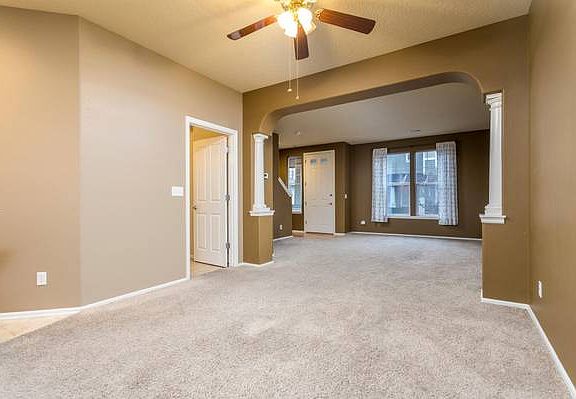 Dining room to living room and front door