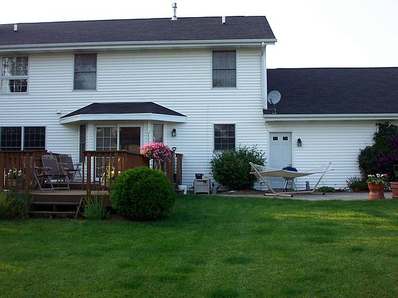 rear of home