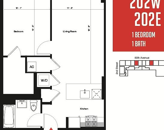 2nd image of 214 50th Ave APT 202W