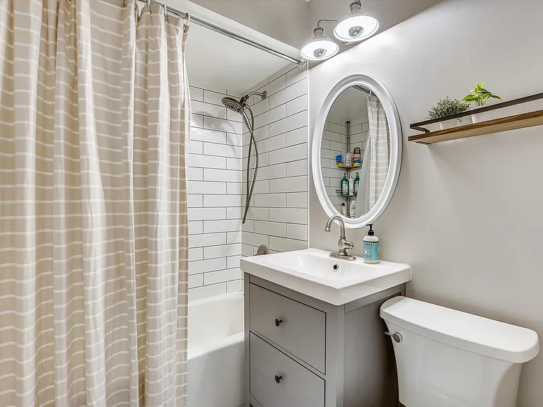 Hallway bathroom