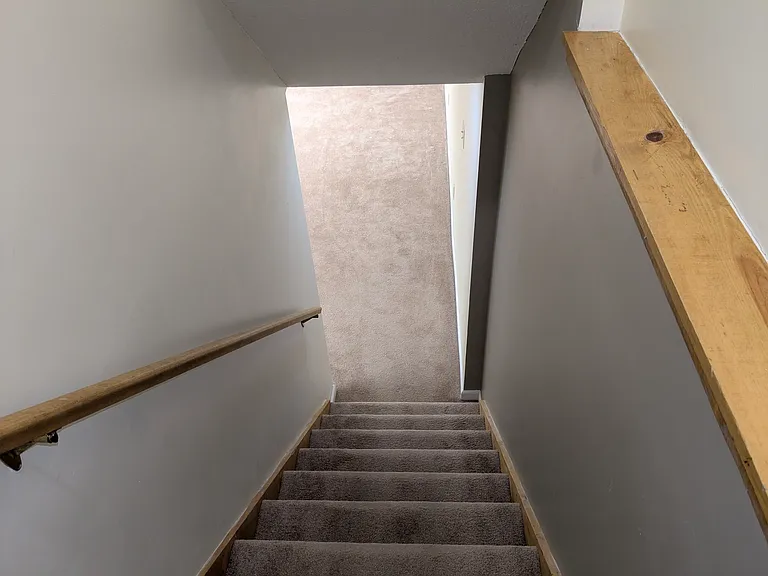 continue down stairs to basement