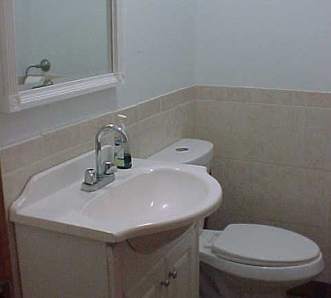 1/2 bath on first level