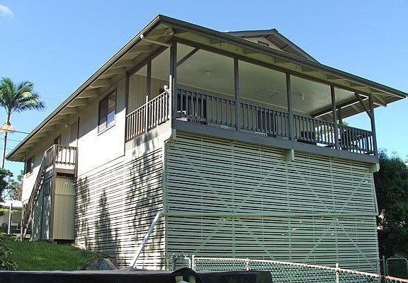 Looking at the back lanai.