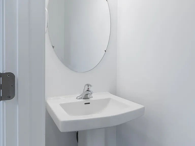 Half bath second floor