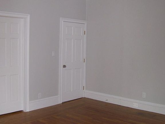Interior front door into living room.