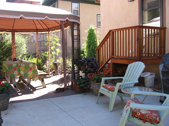 Backyard patio