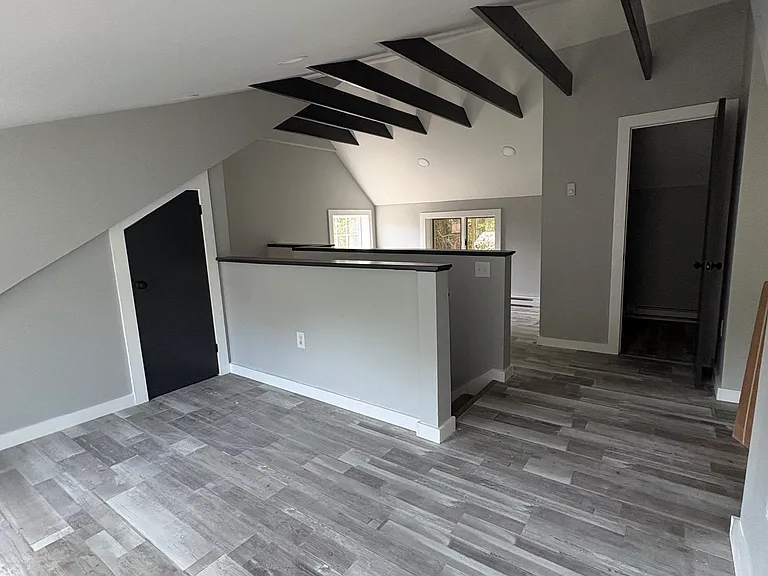 eaves side of loft