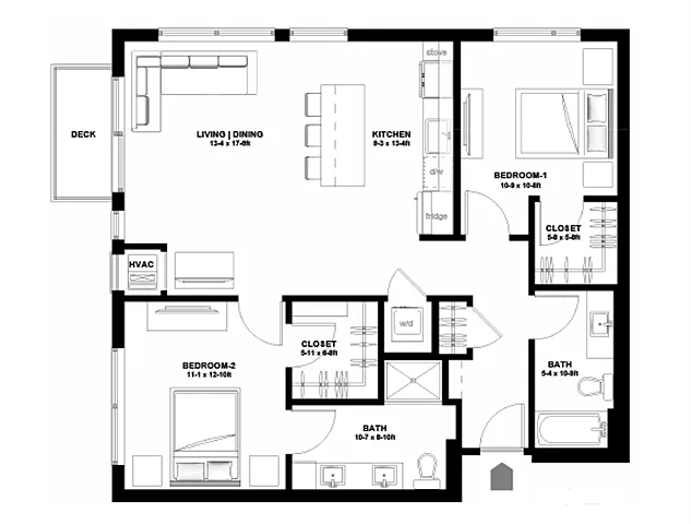 Floor plan B22
