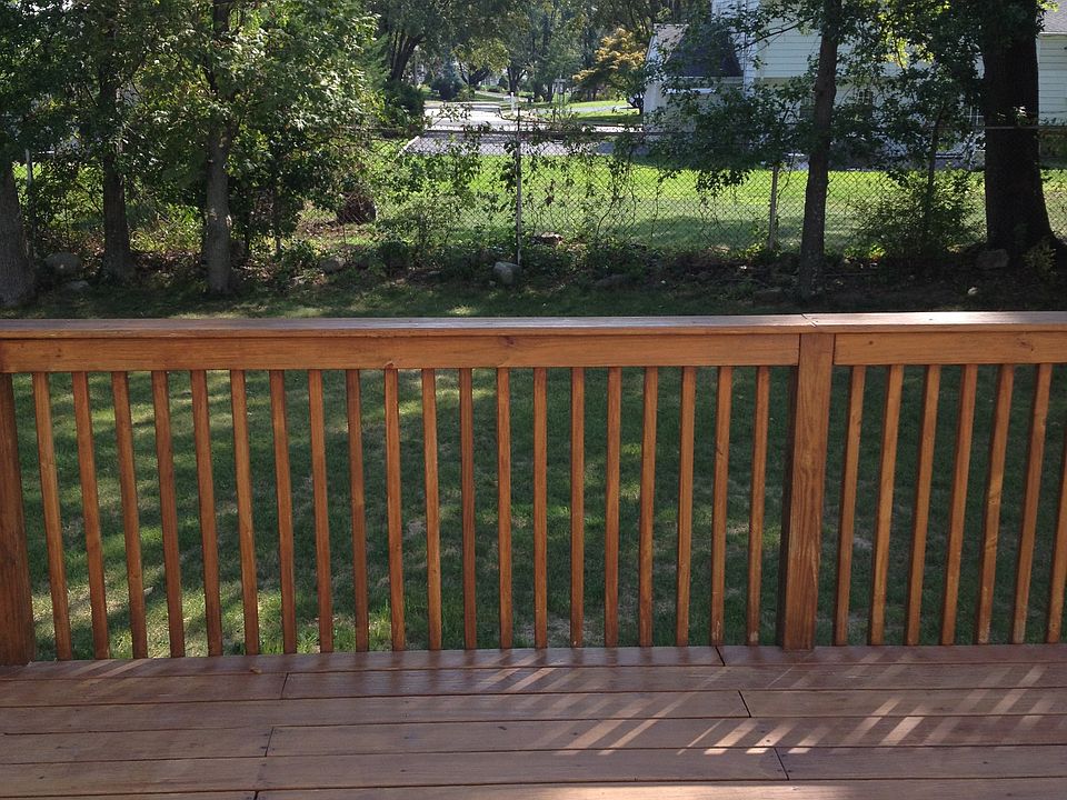 Backyard and deck