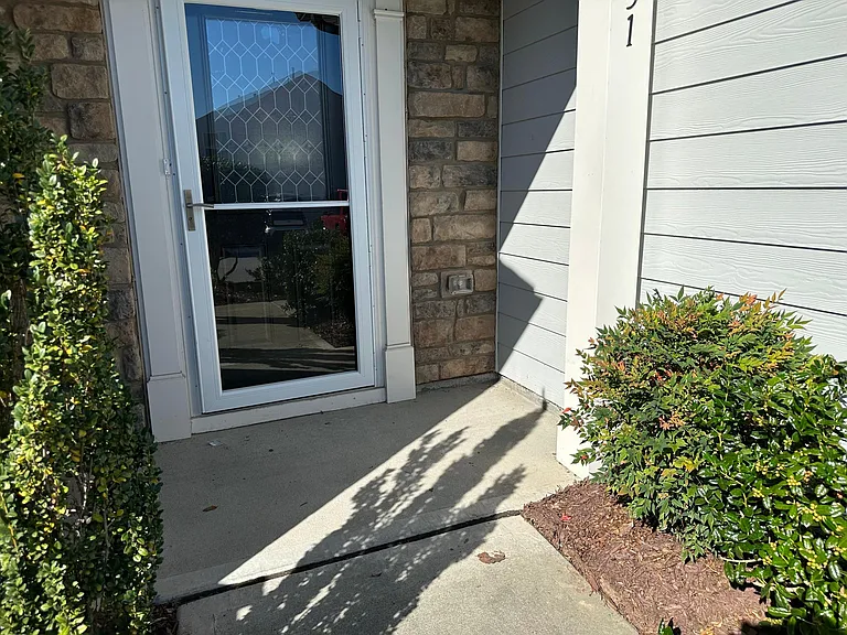 The front entryway.