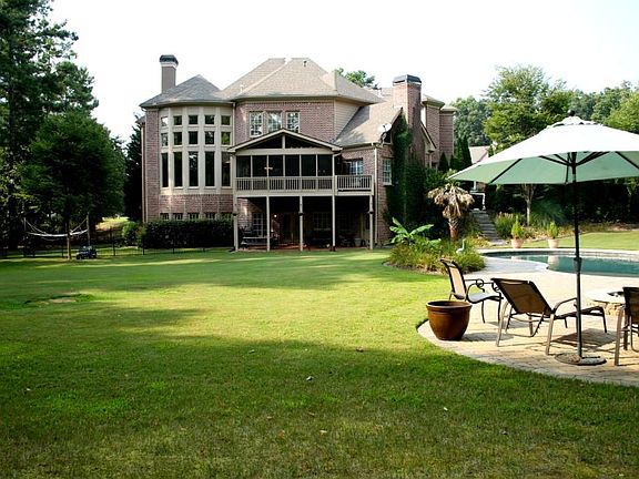 Huge backyard with pool
