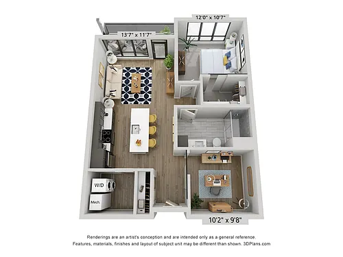 Floor plan The Periwinkle