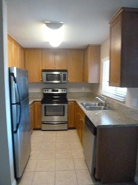 The kitchen includes all appliances.