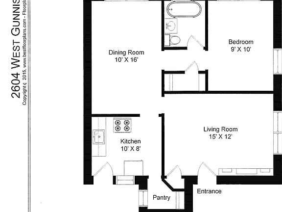 3rd image of 2621 W Gunnison St APT 3N