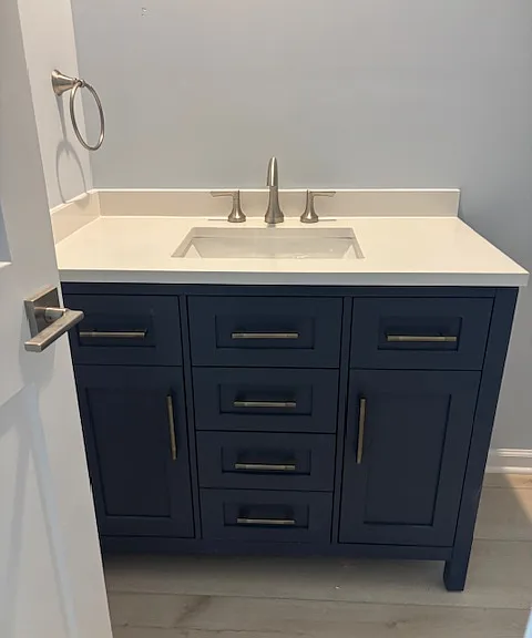 1/2 bath, main level