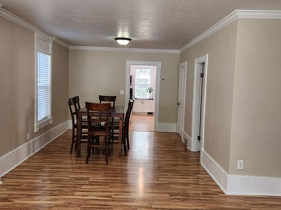 Large, open floor plan living room and dining room