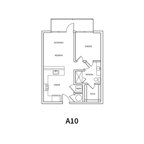 Floor plan A10