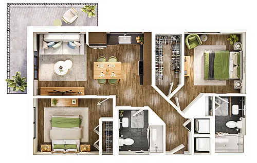 Floor plan B1
