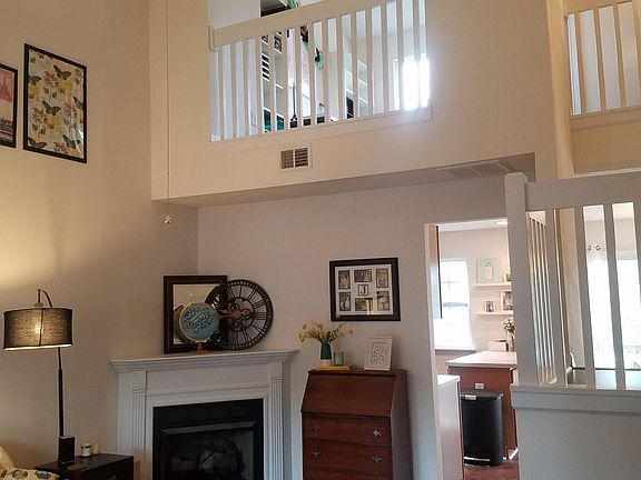 Main entry with high ceiling