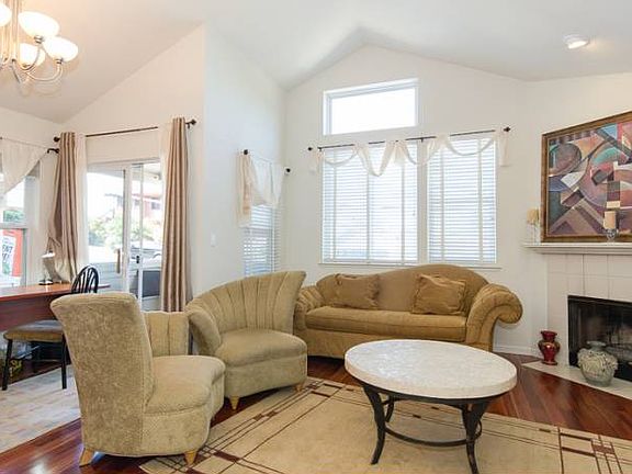 Dining/Living Area w/ FP