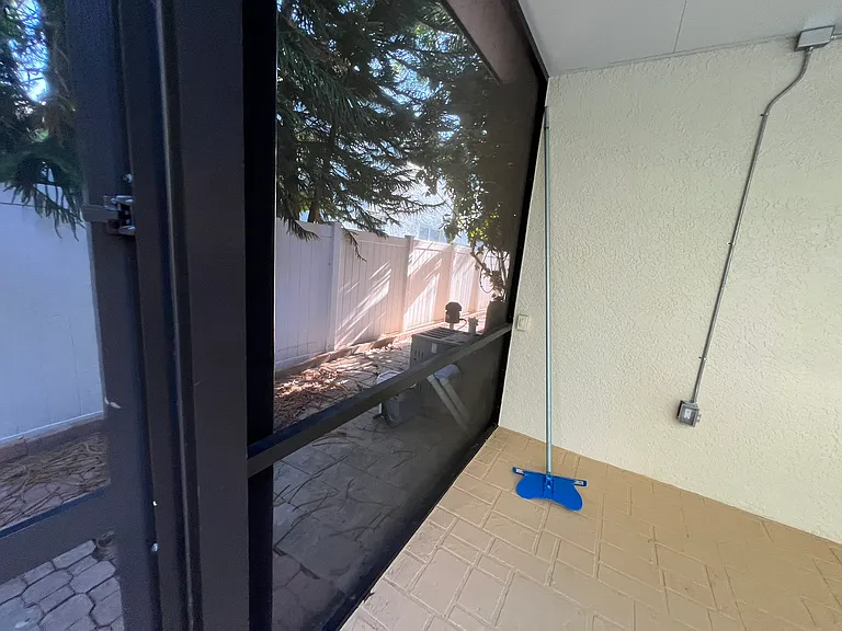 Covered Backyard Patio and Pool