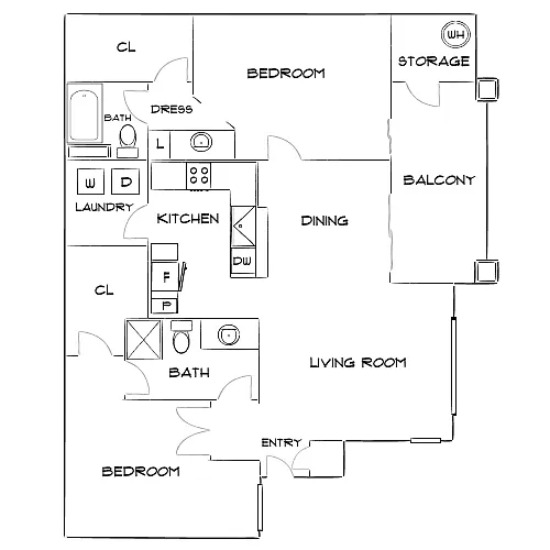 Floor plan Design 2C Premier