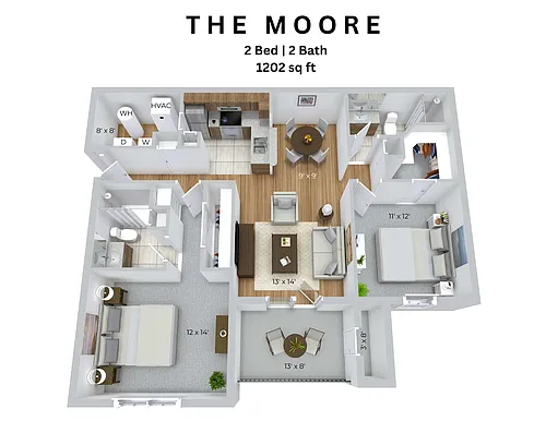 Floor plan Moore