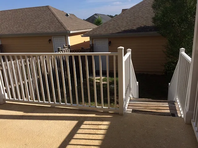 View of Back Yard and Two-Car Garage