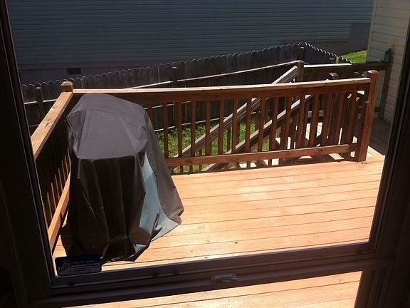 Back deck from master