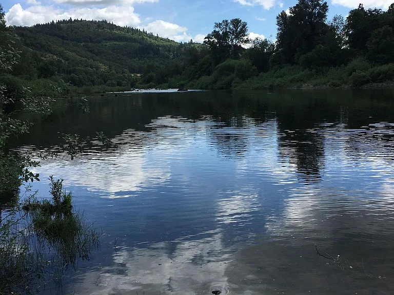 Another beautiful view of the river near the studio