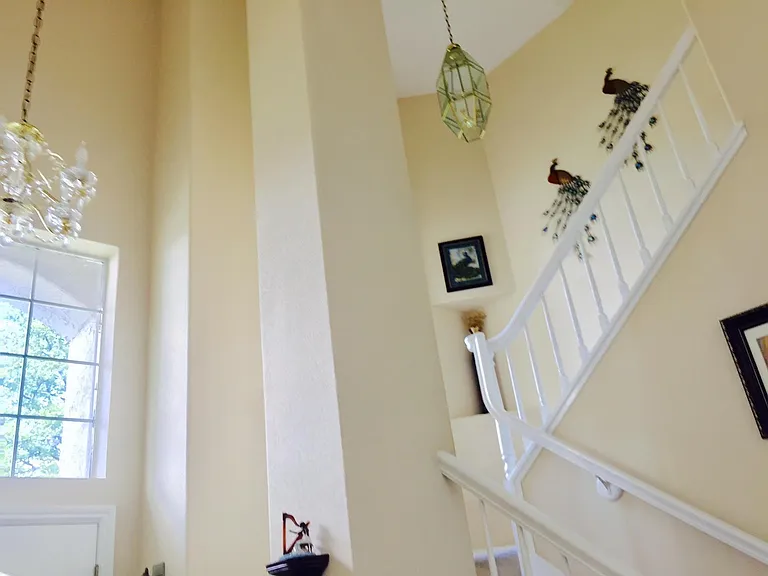 High ceiling entrance