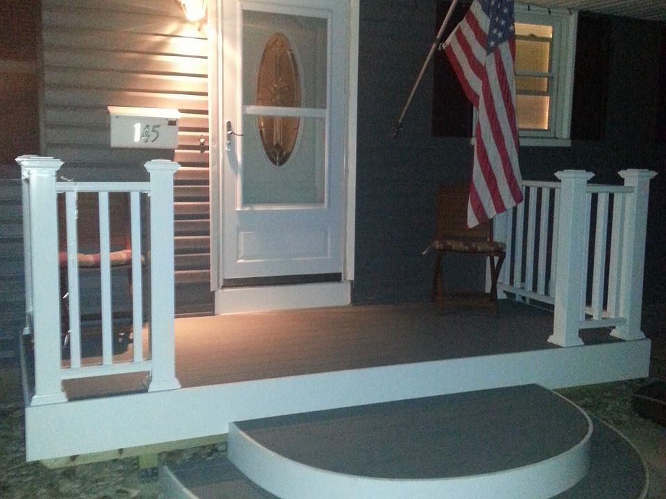 Custom entrance with porch