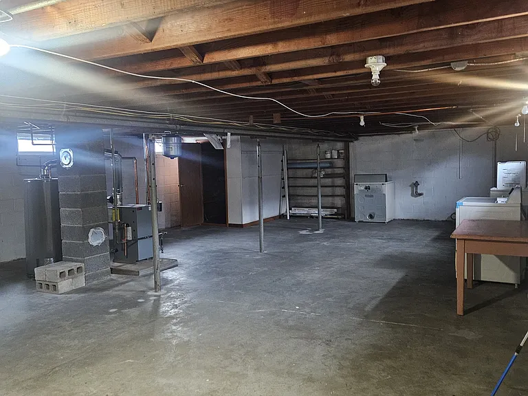 Basement (Laundry and storage), potential playroom or mancave