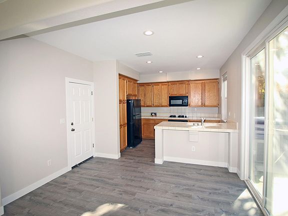 Dining area and kitchen.