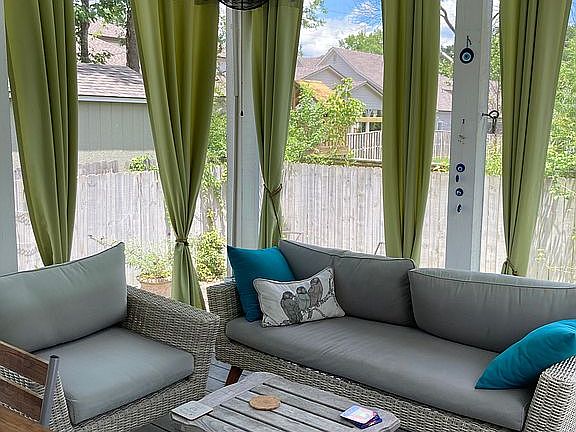 Interior of Screened porch