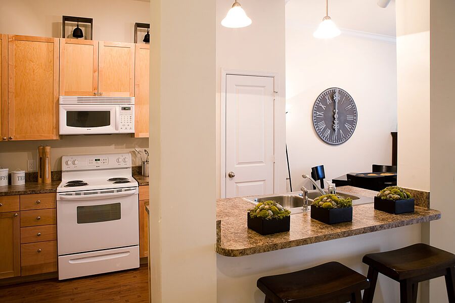 Walkable kitchen with pantry