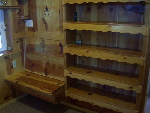 Built-in storage bench, pantry