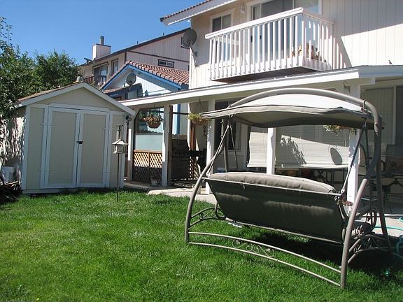 Back Yard with covered patio