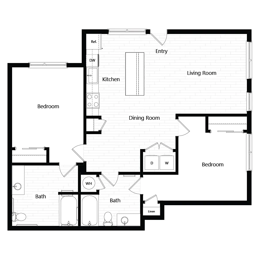Floor plan Plan 2A